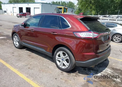2015 Ford Edge Titanium из США, поврежденный, VIN 2FMPK4K98FBC02289